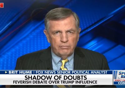 Fox News’ Brit Hume just made a harsh prediction of Trump’s political future