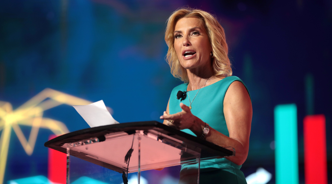 Laura Ingraham’s jaw hit the floor after these two words were uttered about Joe Biden
